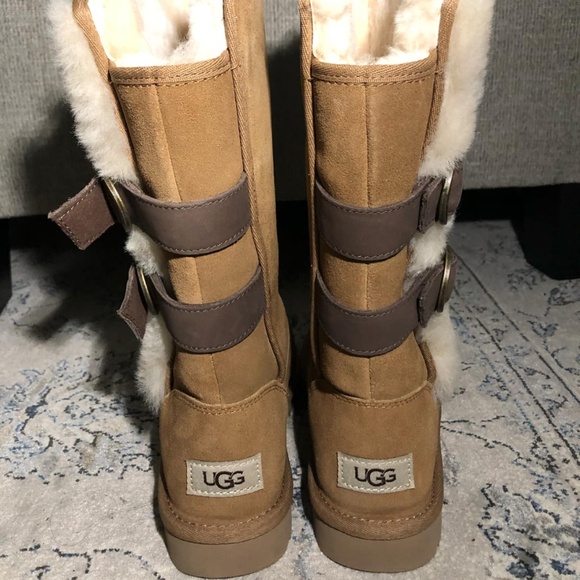 UGG Klea Tall Boots in Chestnut - Picture 6 of 9